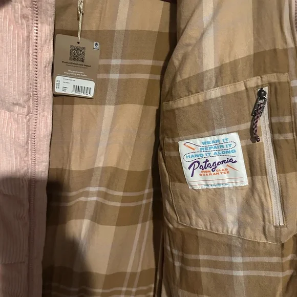 Patagonia Soft Pink Corduroy Jacket - Picture 3 of 4